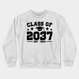 Class of 2037 Grow with me First Day of School Crewneck Sweatshirt